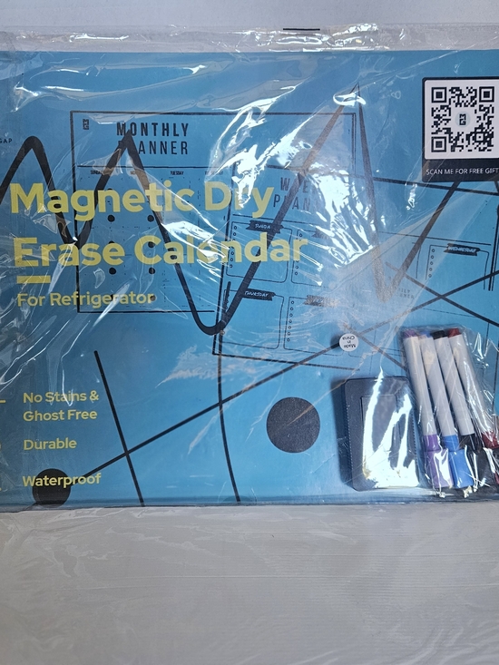 Other - Magnetic Dry Erase Calendar - Blue